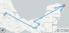  Aventure sud du Mexique - 12 jours - 13 destinations 