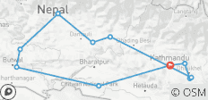  Familienurlaub Rundreise in Nepal - 12 Destinationen 