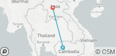  Angkor to Luang Prabang Bike Tour - 4 destinations 