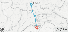  Fiets Laos Backroads - 4 bestemmingen 