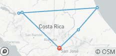  Circuito privado personalizado a Costa Rica - salida diaria - 6 destinos 