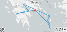  Spotlight on Greece and Greek Island Hopping Plus (14 Days) - 9 destinations 