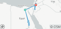  Geschmack von Ägypten mit Jordanien 2024 - 13 Destinationen 