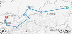  Les routes de campagne de Bavière, de Suisse et d\'Autriche - petits groupes, 12 jours - 11 destinations 