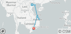  Vietnam Kleingruppenreise 9 Tage - 8 Destinationen 