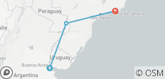  Brazil and Argentina with Iguazu Falls 4 Star - 3 destinations 