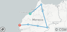  Marokko\'s steden, kust, bergen en woestijn - 14 dagen - 7 bestemmingen 
