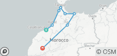  Mittelmeer Marokko: Tanger, Al Hoceima und die Königsstädte - 15 Tage - 8 Destinationen 