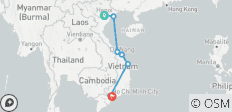  Circuit classique de 10 jours au Vietnam, de Hanoi à Ho Chi Minh Ville - 7 destinations 