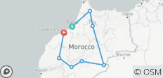  Grand Tour du Maroc : Casablanca, Chefchaouen, Fès, Marrakech et plus encore - 13 jours - 8 destinations 