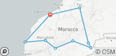  Les villes impériales du Maroc et le désert du Sahara - 13 jours - 9 destinations 