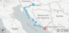  Adriatic Coast and Dalmatian Islands Zagreb to Dubrovnik (2023) - 13 destinations 