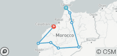  Viaje a Marruecos: Chefchaouen, Fez, Ouarzazate, Marrakech y más - 12 días - 8 destinos 