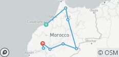 Marokkos kaiserliche Städte und Naturlandschaften Entdeckungsreise - 11 Tage - 9 Destinationen 
