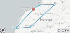  Discover Morocco: Imperial Cities to the Atlas Mountains and the Coast- 11 Days - 6 destinations 