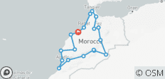  30 jours au départ de Casablanca Grand Tour du Maroc : Villes, désert et côte - 19 destinations 