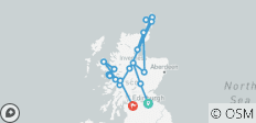  Discover Scotland featuring the Royal Edinburgh Military Tattoo (Edinburgh to Glasgow) - 18 destinations 