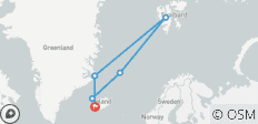 Ostgrönland und Svalbard - Eine echte Arktis-Expedition - 6 Destinationen 