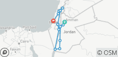  Jordanien &amp; Israel von Amman bis Tel Aviv Kulturreise - 17 Destinationen 