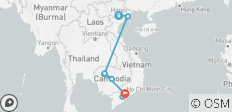  Cambodia - Vietnam 10 Days 9 Nights - Hanoi / Halong Bay / Siem Reap /Angkor Wat/ Ho Chi Minh/ Mekong Delta - 10 destinations 