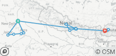  Himalayan Adventure: India, Nepal &amp; Bhutan - 24 destinations 