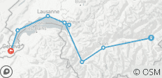  Rhone Route: Brig - Genf 8 Tage (8 Tage) - 8 Destinationen 