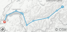  Rhôneroute: Totale route (10 dagen) - 10 bestemmingen 