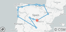  Northern Spain &amp; Galicia 13 Day tour roundtrip from Madrid - 16 destinations 