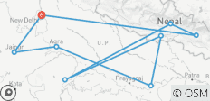  Esencia de lujo de India y Nepal, vuelos incluidos - 9 destinos 