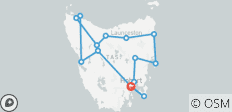  Tasmanien vollständige Reise (2023) - 15 Destinationen 