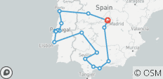 14 Day Tour Madrid to Portugal and Andalusia - 17 destinations 
