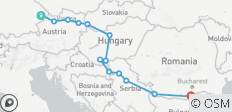  Große Donau-Kreuzfahrt 2024 - 14 Destinationen 