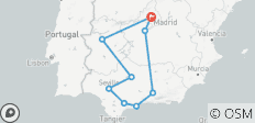  Circuit de 9 jours aller-retour entre Madrid et l\'Andalousie - 9 destinations 