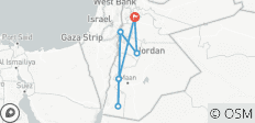  Beeindruckendes Jordanien - Mit dem Jeep durch die Wüste - 6 Destinationen 