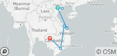  Hoogtepunten van Vietnam en de ruïnes van Angkor - 8 bestemmingen 