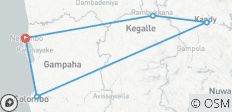  Negombo, Kandy, Colombo - 04 Jours [ Économie ] - 5 destinations 