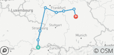  Vallée du Rhin - 2024 - de Bâle à Nuremberg, 2024 - 8 destinations 