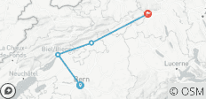  Aare-route: Topfietstocht Bern - Aarau (5 dagen) - 4 bestemmingen 