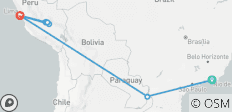  Brasilien Peru Rundreise - 8 Destinationen 