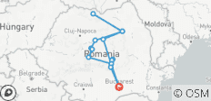  Rundreise Rumänien mit Dampfloks (inkl Flug) - 16 Destinationen 