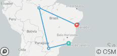  Höhepunkte Brasiliens - 6 Destinationen 