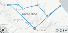  Höhepunkte Costa Ricas - 9 Destinationen 
