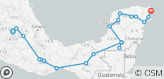  Unterwegs in der Welt von Maya und Azteken - 23 Destinationen 