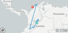  Colombia\'s Highlights and for Insiders - 19 destinations 