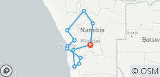  Namibia Active - 12 destinations 