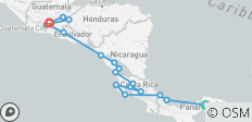 Transzentralamerika (von Panama Stadt bis Guatemala Stadt) - 20 Destinationen 