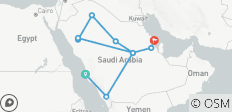  Im Königreich der Sa\'ud - 10 Destinationen 