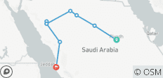  Highlights of Saudi Arabia - 9 destinations 