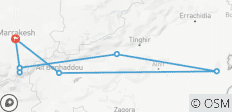  Altas berg en woestijn tour gecombineerd Marokko - 8 dagen - 8 bestemmingen 