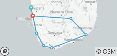  Sri Lanka Sud/ Ouest - 6 jours [Colombo/ Mirissa/Yala/Ella] - 7 destinations 